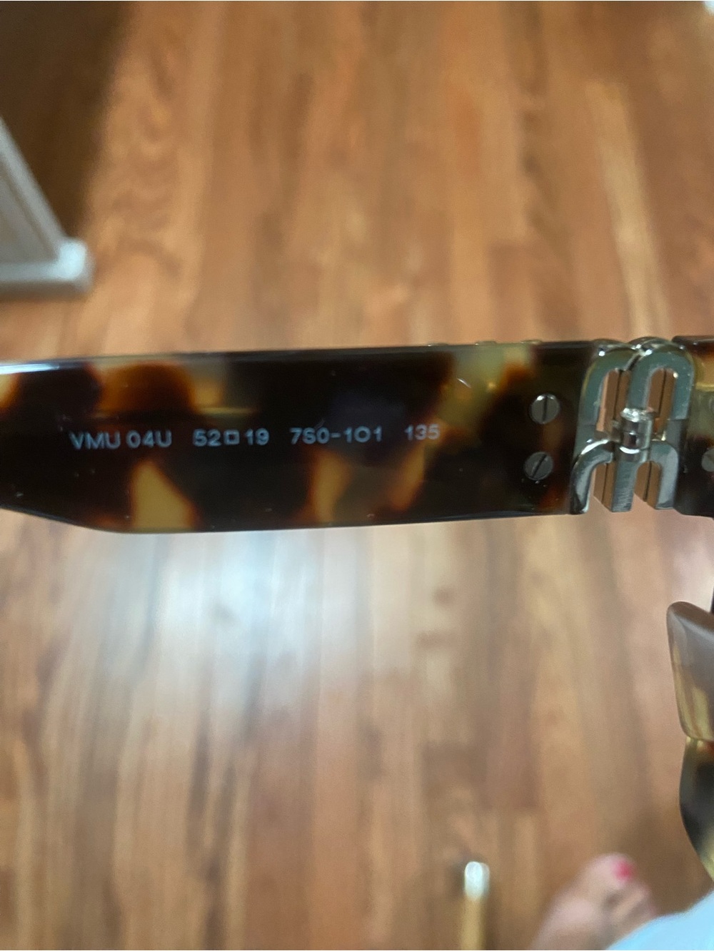 Miu Miu Tortoiseshell Square Optical Glasses - Brown New without tags - Picture 4 of 5
